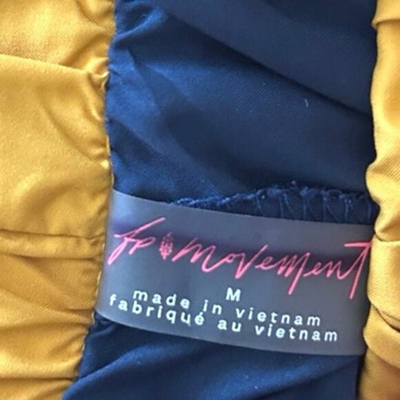 Free People Movement Women’s Hardio Cardio Running Shorts Blue/Yellow Size M - Picture 5 of 5